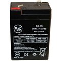 Battery Clerk UPS Battery, 6V DC, 5 Ah, Cabling, F1 Terminal AMSTRON-AP-640F1